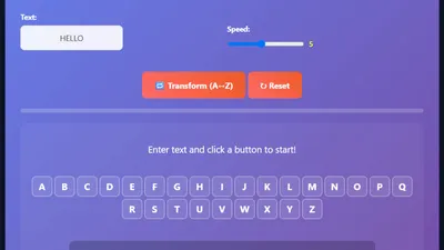 A visual representation of the Atbash Cipher