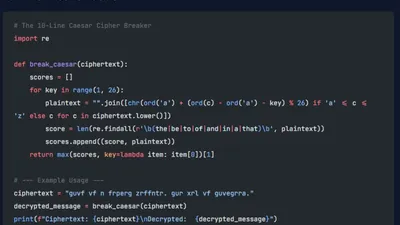 Breaking the Caesar Cipher with A Python Script